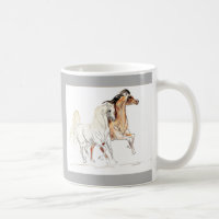 Mok van het Arabisch paard - cadeautje voor de paa