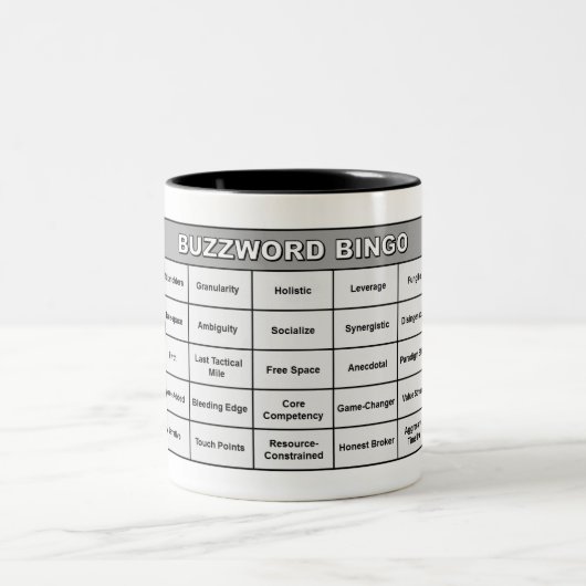 Mok van het Bingo van het Modewoord (Center)