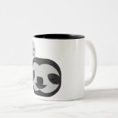 Mok van het Citaat van de Koffie van de Groef van (Voorkant rechts)