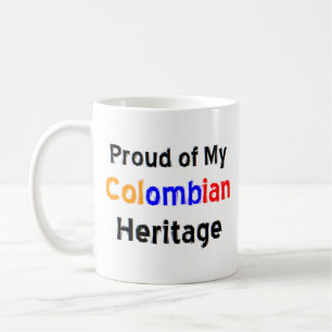 mok van het colombiaanse erfgoed koffie