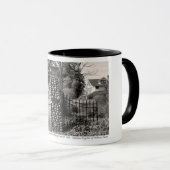 Mok van het historische dorp DuPont (Voorkant rechts)