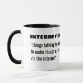 Mok van het internet van dingen IOT (Links)