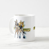 mok van het konijnenhuis! (Voorkant links)