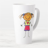 Mok van het kunstwerk van uw kind (Rechterhoek)