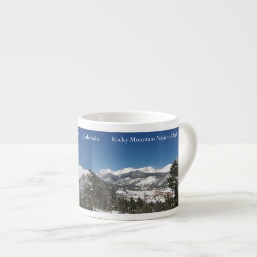 Mok van het nationale park van het Rocky Mountain (Voorkant rechts)