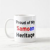 mok van het samoaans erfgoed koffie (Links)