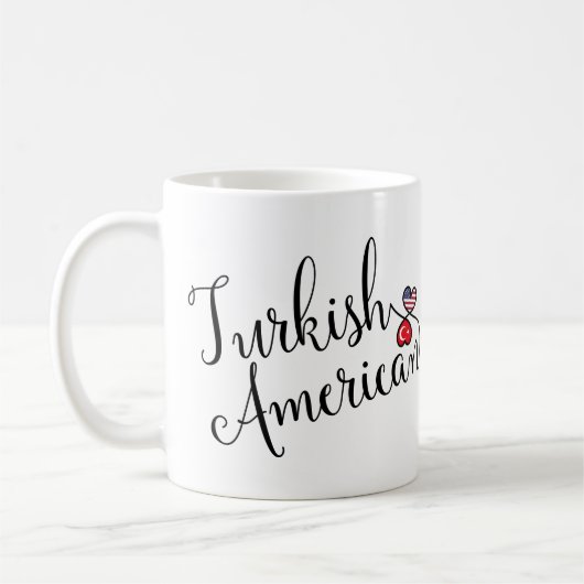 Mok van het Turkse Amerikaanse binnenste hart (Links)