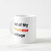 mok van het vietnamese erfgoed koffie (Voorkant links)