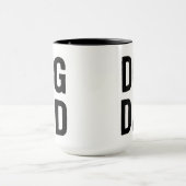 Mok van hond en vader, Mok cadeau, vaders dag cade (Midden)