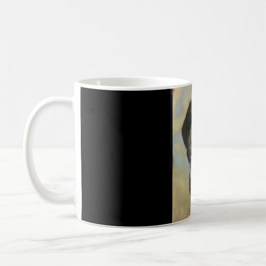 mok van hondenkoffie (Links)