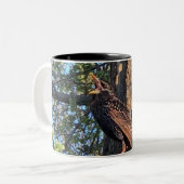 Mok van hondenvogels (Voorkant links)