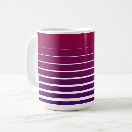 ☕️ Mok van horizontale lijnen (Voorkant links)
