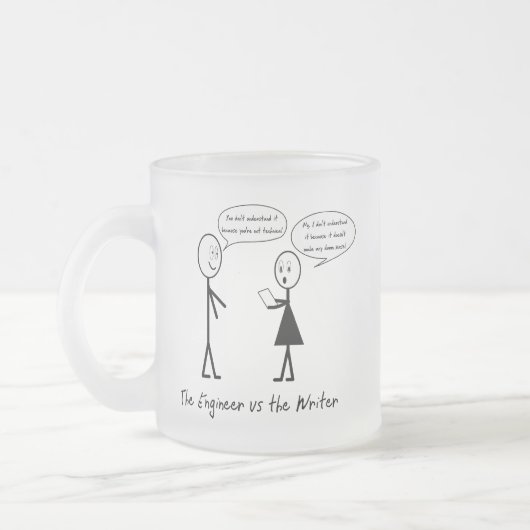 Mok van ingenieurs en schrijvers (Links)