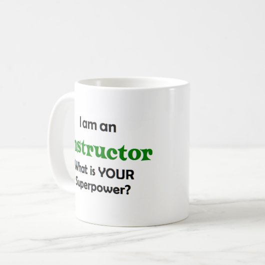 mok van instructeur koffie (Voorkant links)