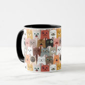 Mok van katten (Voorkant links)