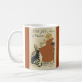 Mok van katten en meisjes (Franse koffie) (Links)