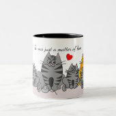 Mok van katten met aangepaste tekst (Center)