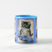 Mok van kattenbreikitten (Midden)