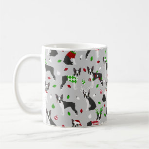 Mok van Kerstmis Boston Terrier Coffee