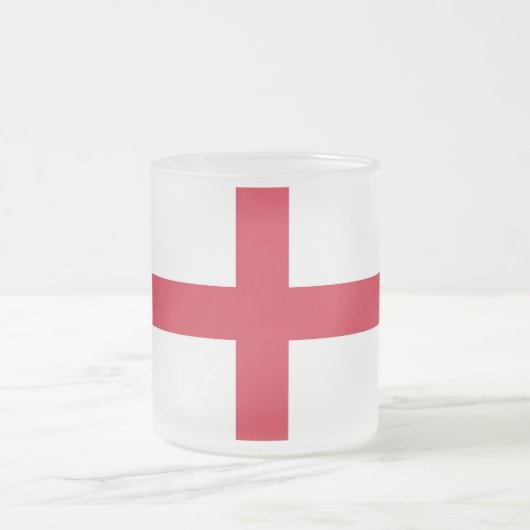 Mok van klein glas met vlag van Engeland, VK, bevr (Center)