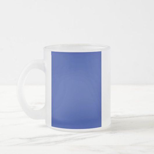 Mok van klein glas, voorgekookt, met Franse vlag (Links)