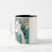 Mok van koffie (Voorkant links)