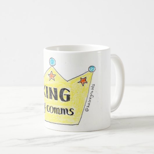 Mok van koning der comms (Voorkant rechts)
