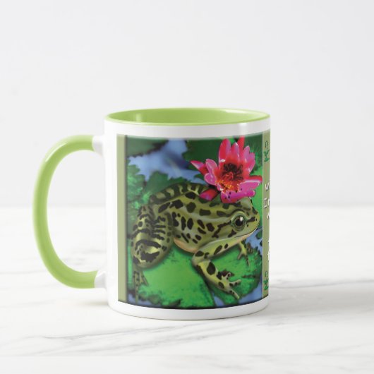 Mok van leopard Frog (Links)