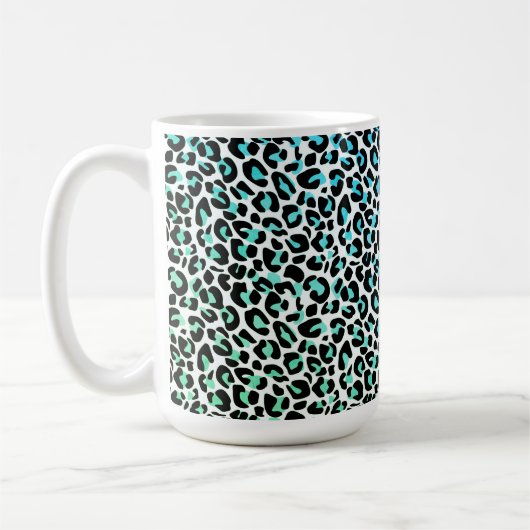 Mok van leopard Print Coffee (Links)