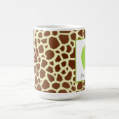 Mok van leraar Groene Apple-Giraffe afdrukken (Center)