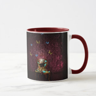 Mok van magische Butterflies met maroon