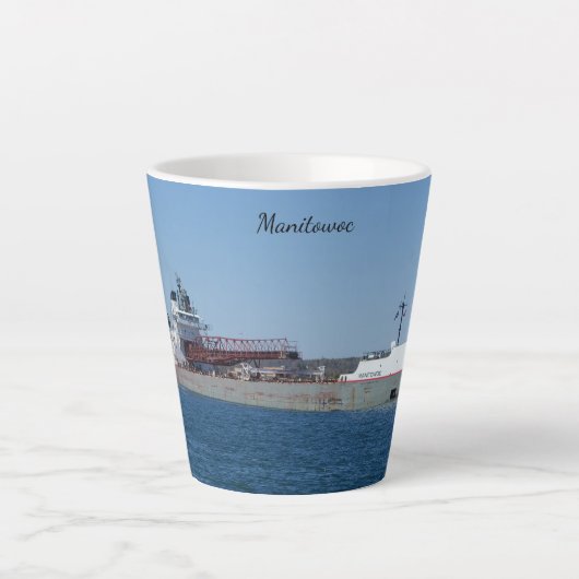 Mok van Manitowoc latte (Voorkant)