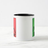 Mok van markthout (Beer aan de andere zijde) (Midden)