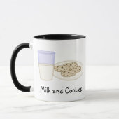 Mok van melk en koekjes (Links)