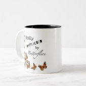 Mok van Monarch Butterfly-koffie (Voorkant links)