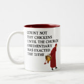 Mok van niet deze kippen (Links)