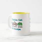 Mok van opa Outswm Outbike Outrun Triathlon (Voorkant links)