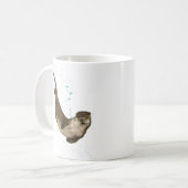 Mok van otter-koffie zwemmen (Voorkant links)