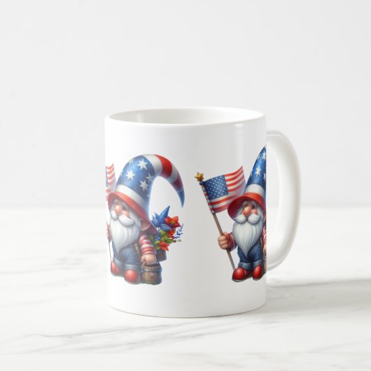 Mok van patriottische gnome-koffie (Voorkant rechts)