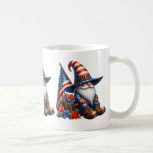 Mok van patriottische gnome-koffie