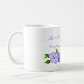 Mok van periwinkle-koffie (Links)