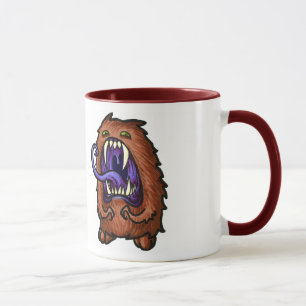 Mok van piepende ademhaling - Yawnster Monster