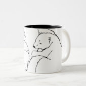 Mok van poolBeer Bier Glazen Beer Mok (Voorkant rechts)