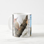 Mok van Red-bellied Woodpecker Coffee (Voorkant links)
