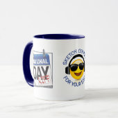 Mok van Riff Combo Coffee op de nationale dag (Voorkant links)