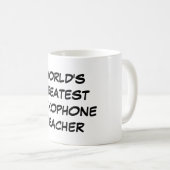 mok van 's werelds grootste saxofone-leraar (Voorkant rechts)