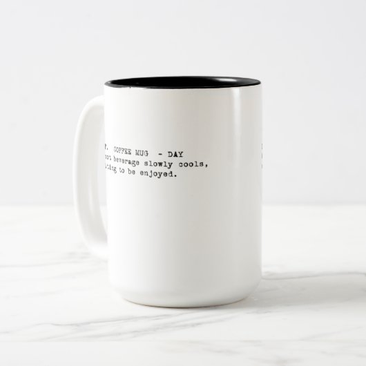 Mok van screenwriter (Voorkant links)