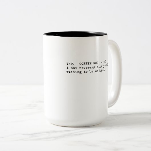 Mok van screenwriter (Voorkant rechts)