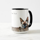 Mok van Siamese kat (Voorkant rechts)