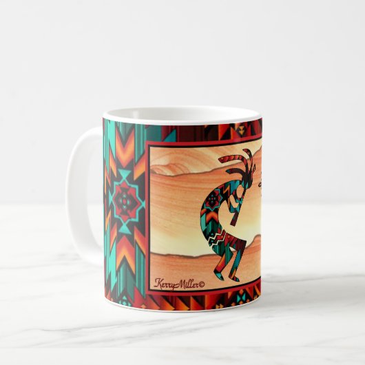 Mok van Southwest Kokopelli Coffee (Voorkant links)